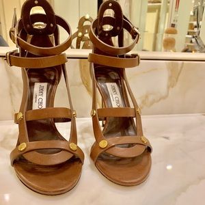 Jimmy Choo Brown Leather heels